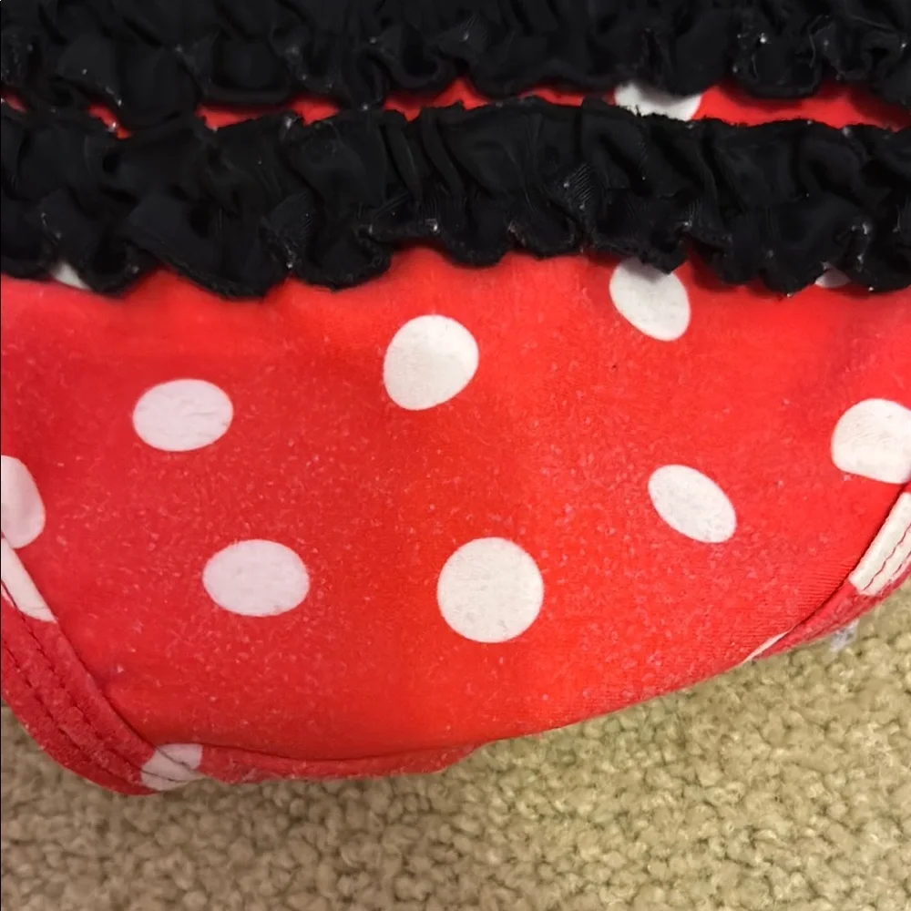 Ruffle Butts Minnie Mouse Rashguard Swim Set - Picture 3 of 4